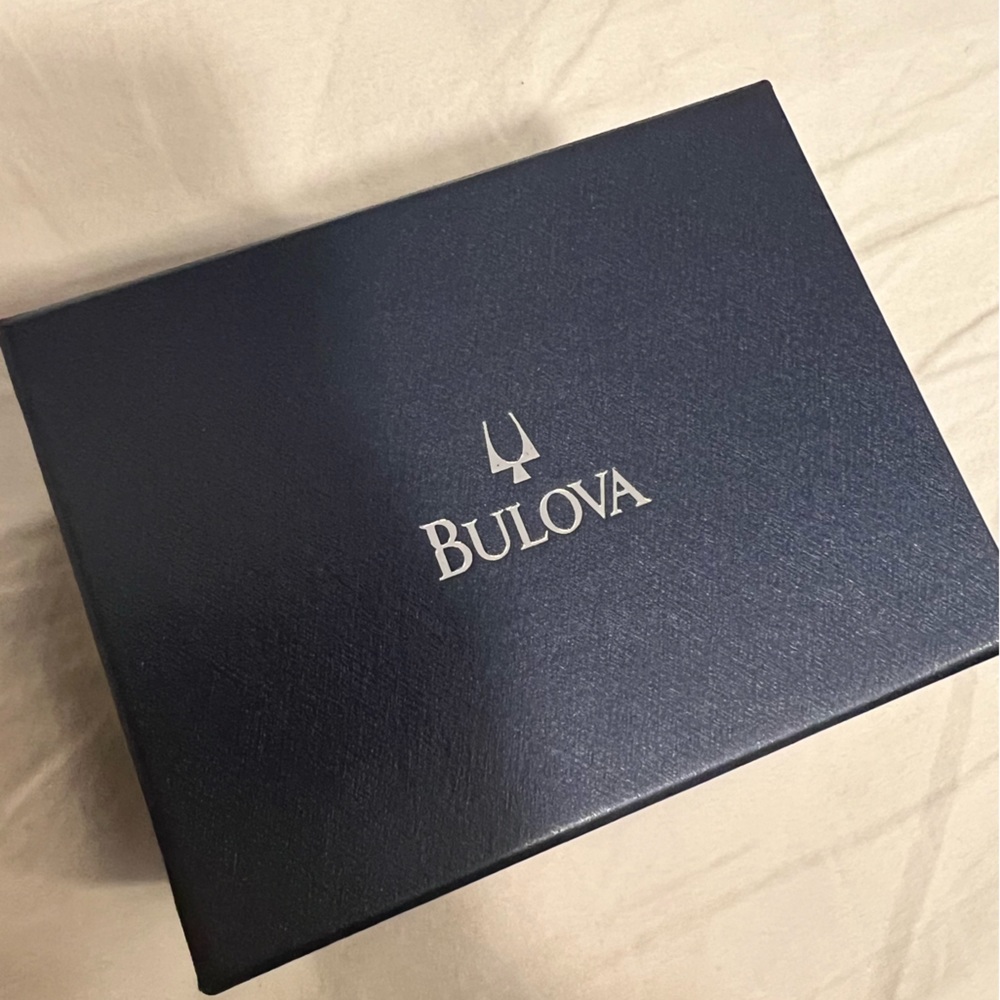 Bulova Silver and Gold Chainlink Watch